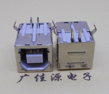惠城 USB 打印机接口 BF/90度数据B型高速接插头