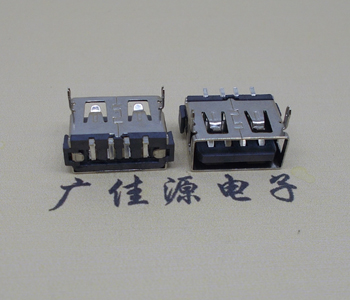 惠城USB短体母座.超薄5.9H胶芯.移动电源接口