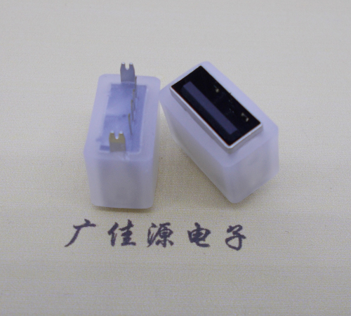 惠城USB连接器接口 10.5MM防水立插母座 鱼叉脚
