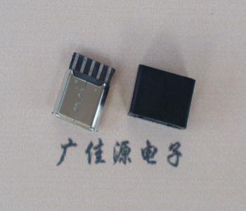 惠城麦克-迈克 接口USB5p焊线母座 带胶外套 连接器