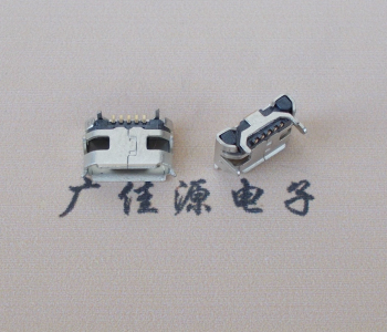 惠城Micro USB接口 usb母座 定义牛角7.2x4.8mm规格尺寸