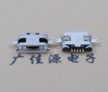 惠城MICRO USB 5P接口 沉板1.2贴片 卷边母座