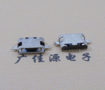 惠城MICRO USB B型口 两脚SMT沉板0.7/1.0/1.6直边