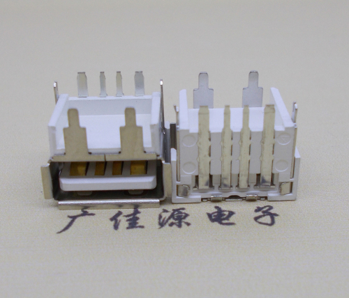 惠城USB支持华为5A大电流接口垫高11.3mm快充连接器