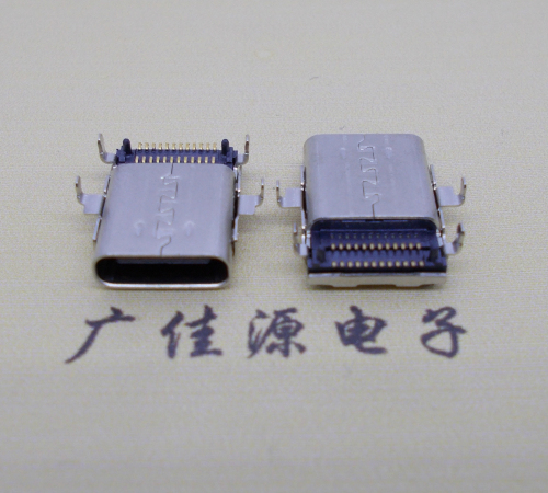 惠城沉板usb 3.1 type-c24p母座双排贴板L=12.8mm