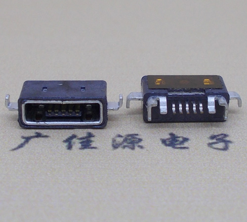惠城MICRO USB防水AB型口母头3D图纸封装