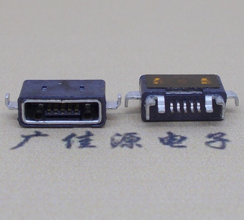 惠城MICRO USB防水AB型口母头3D图纸封装