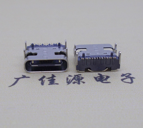 惠城板上型type-c16p母座连接器 卧式type-c16p母座接口