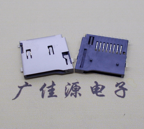 惠城TF PUSH 外焊(全金)8pin带弹卡座