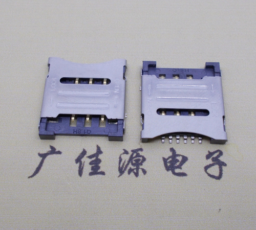 惠城MICRO SIM 1.8H 6P 掀盖式卡座