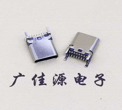 惠城USB 3.1TYPE-C16Pin立贴母头座子引脚接线正负级详解