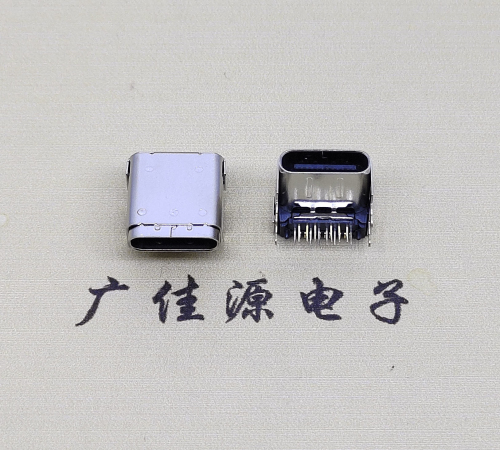惠城type c24p板上母头 typec接口数据CL=3.4,DIP+SMT端子DIP长脚
